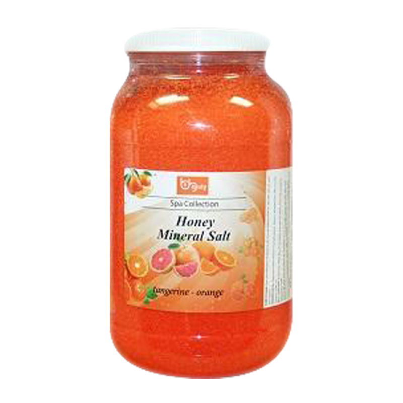 Be Beauty Spa Collection, Honey Mineral Salt, CSAL109, Tangerine n Orange, 1Gallon KK0511